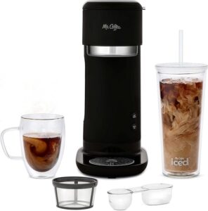 Mr. Coffee Iced and Hot Coffee Maker – Single Serve Machine